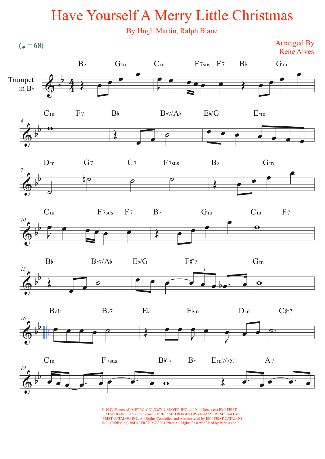 Have Yourself A Merry Little Christmas (arr. Rene Alves)