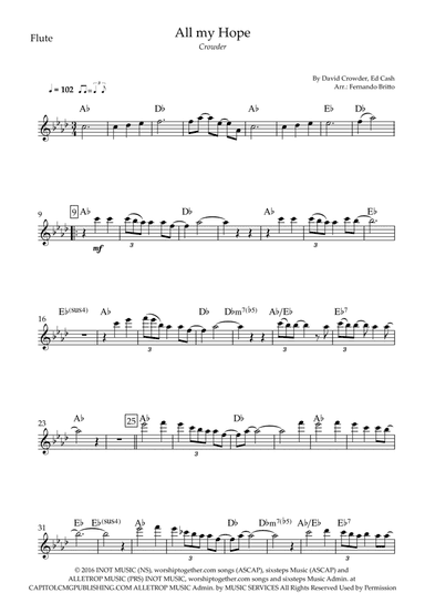 All My Hope (arr. Fernando Britto)