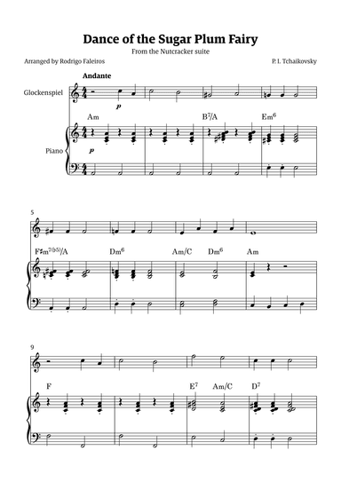 Sugar Plum Fairy theme (arr. Rodrigo Faleiros)