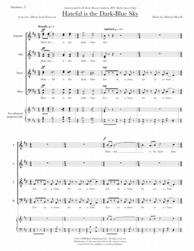 Hateful is the Dark-Blue Sky (From 'Mariner Songs')