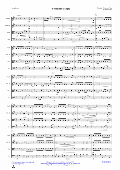 Somethin' Stupid (arr. Josef STASTNY)