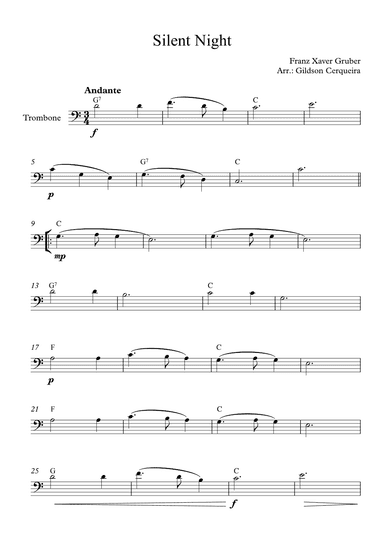 Silent Night (arr. Gildson Cerqueira)