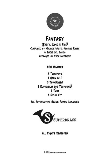 Fantasy (arr. Jock McKenzie)