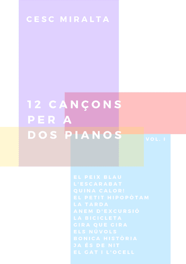 12 Canc¸ons per a Dos Pianos Vol. I