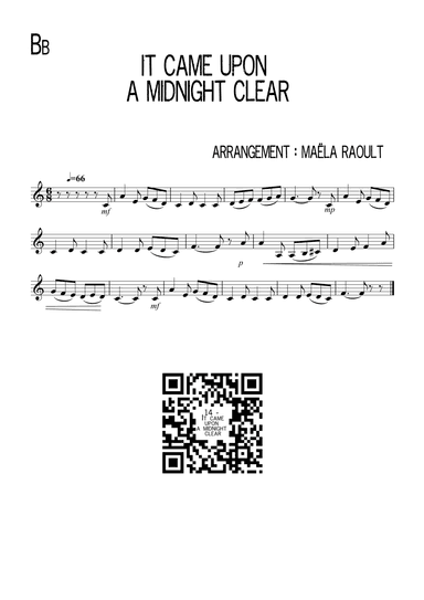 It came upon a Midnight Clear (arr. Maëla Raoult)