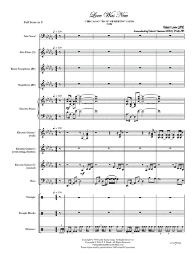 Love Was New (arr. Patrick Sheehan)