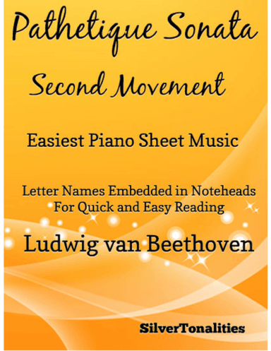 Pathetique Sonata Easiest Piano Sheet Music (arr. SilverTonalities)