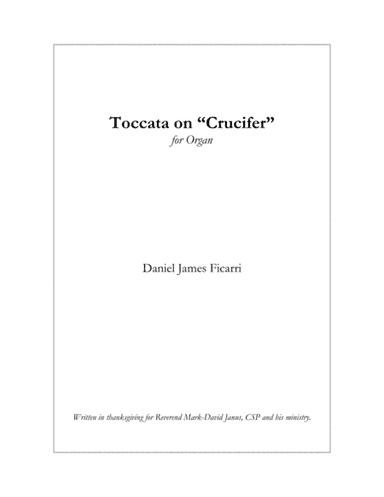 Toccata on "Crucifer"