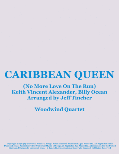 Caribbean Queen (no More Love On The Run) (arr. Jeff Tincher)