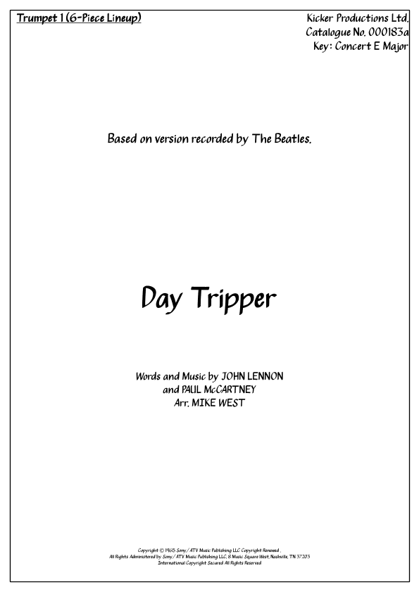 Day Tripper (arr. Michael Storeton-West)