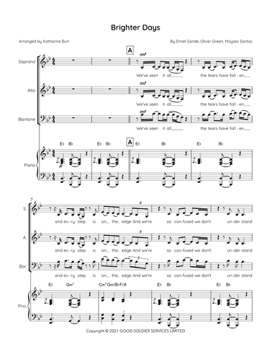 Brighter Days (arr. Katherine Burr)