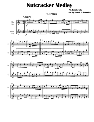 Nutcracker Medley (arr. Kenneth D. Friedrich)