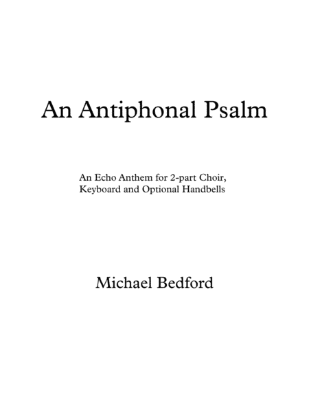 An Antiphonal Psalm