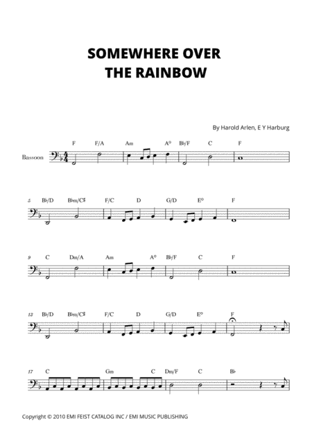 Over The Rainbow (arr. Cadenza Editions)