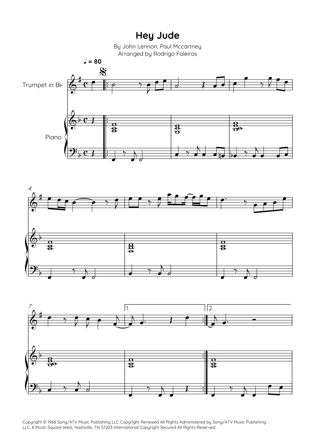 Hey Jude (arr. Rodrigo Faleiros)