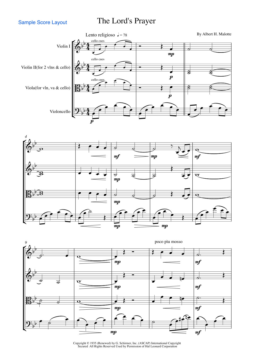 The Lord's Prayer (arr. Sherry Lewis)