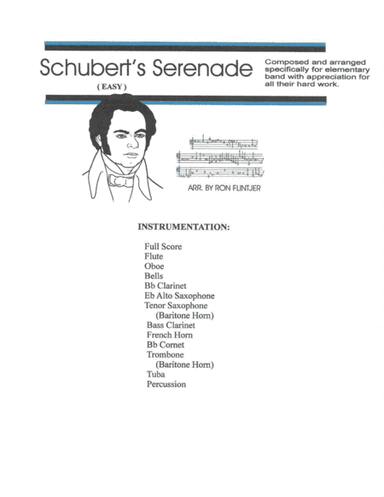 SCHUBERT'S SERENADE (arr. Ron Flintjer)