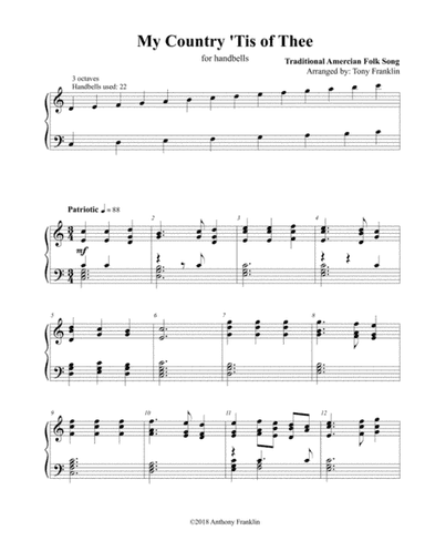 My Country 'Tis of Thee (arr. Anthony J Franklin)