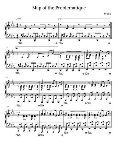 Map Of The Problematique (arr. M. Sloan)