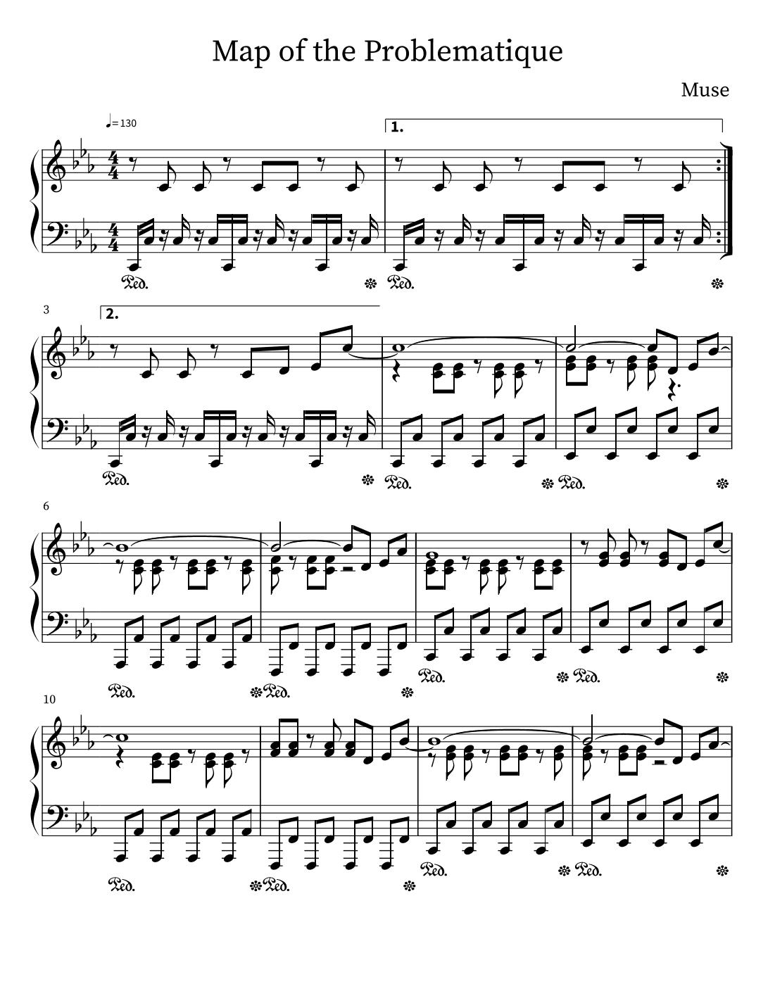 Map Of The Problematique (arr. M. Sloan)