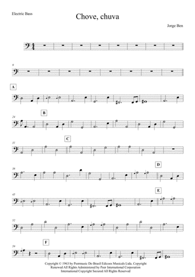 The Constant Rain (chove Chuva) (arr. Anderson Quevedo)