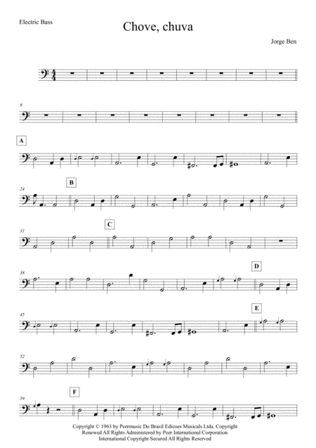 The Constant Rain (chove Chuva) (arr. Anderson Quevedo)