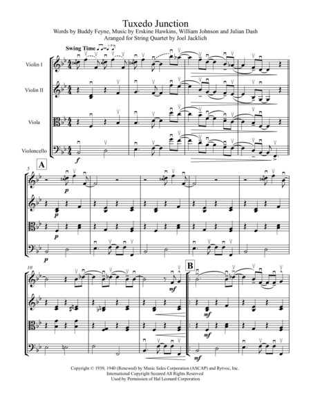 Tuxedo Junction (arr. Joel Jacklich)