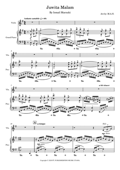 Juwita Malam (arr. Azrai Norzuki (M.A.N.))