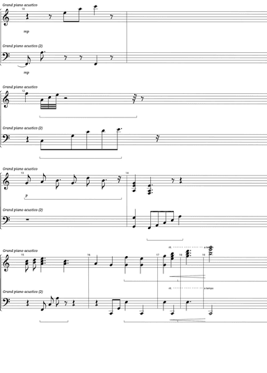 "Figli delle stelle" intro piano