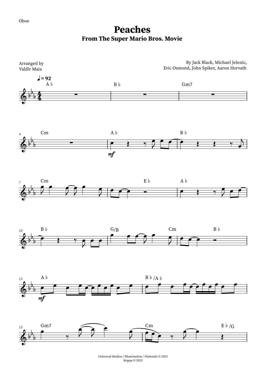 Peaches (arr. Valdir Maia)