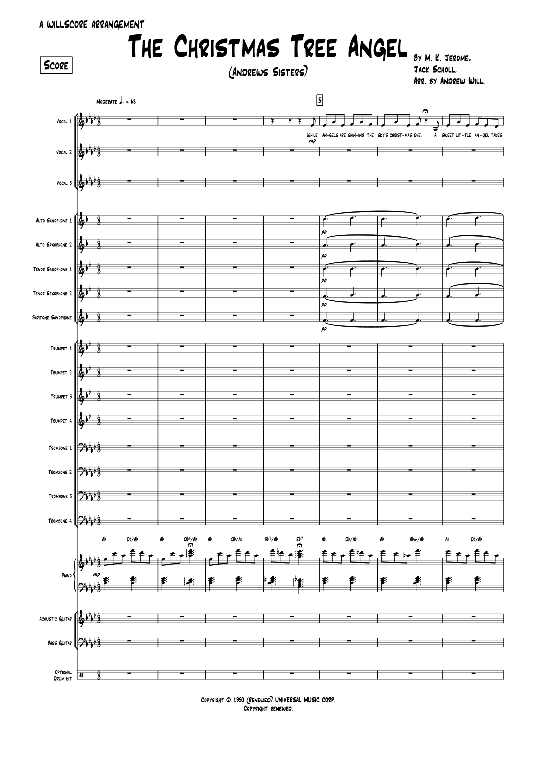 Christmas Tree Angel (arr. Andrew Will)