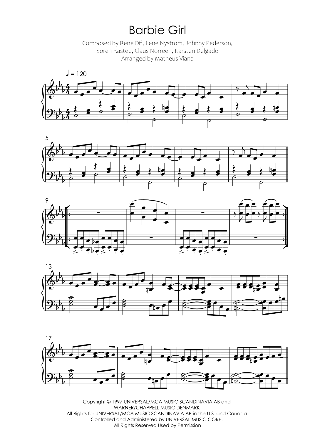 Barbie Girl (arr. Matheus Viana)