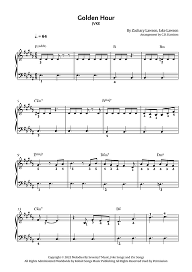 Golden Hour (arr. C. B. Harrison)