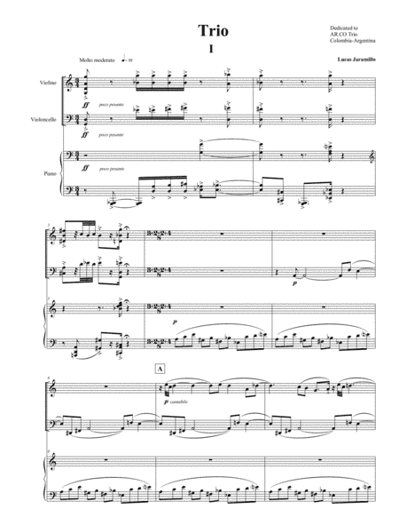 Trio for Piano, Violin and Cello
