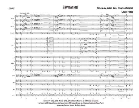 Invitation (arr. Logan Moore)