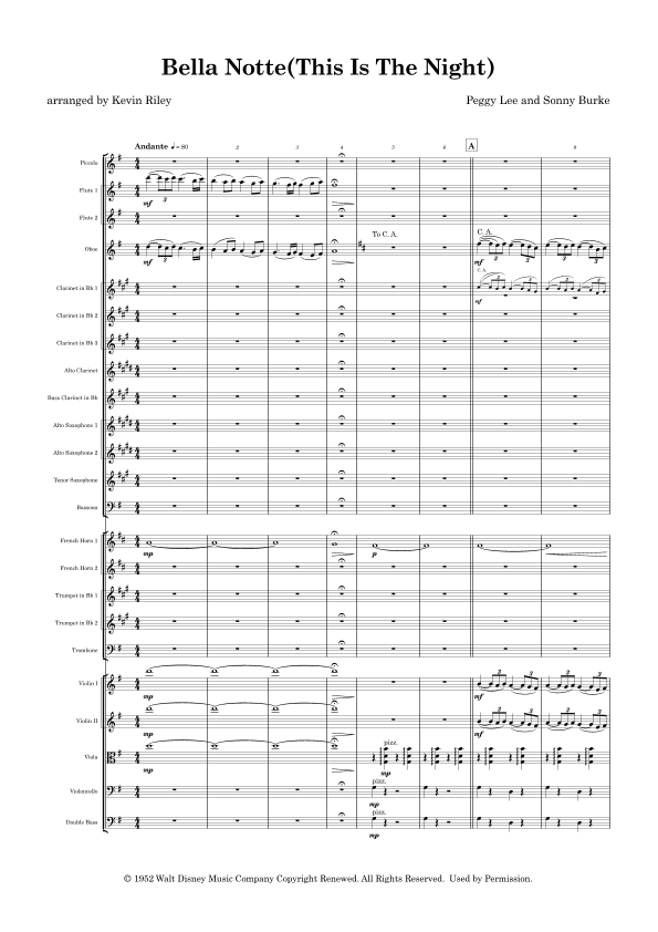 Bella Notte (arr. Kevin Riley)
