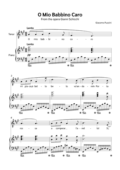 O Mio Babbino Caro (arr. Jackson Spindler)