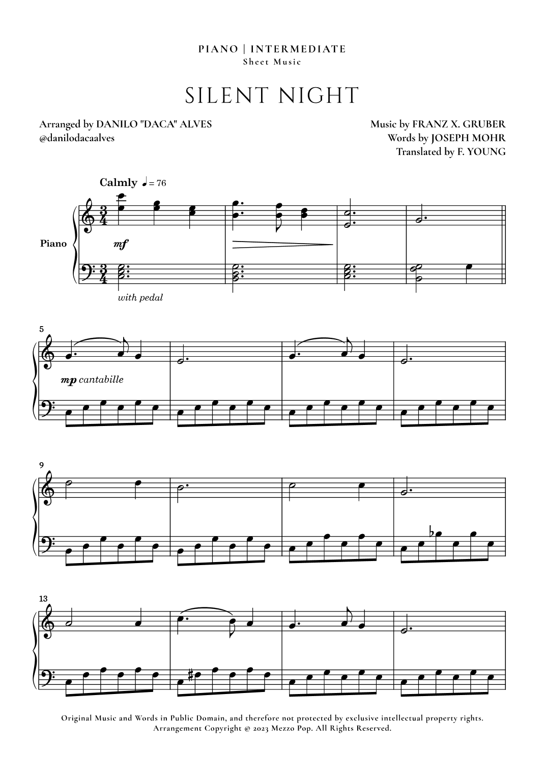 Silent Night (arr. Danilo "Daca" Alves)