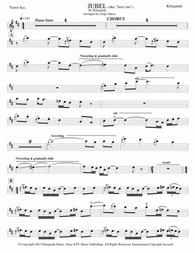Jubel (arr. Jorge Juárez)