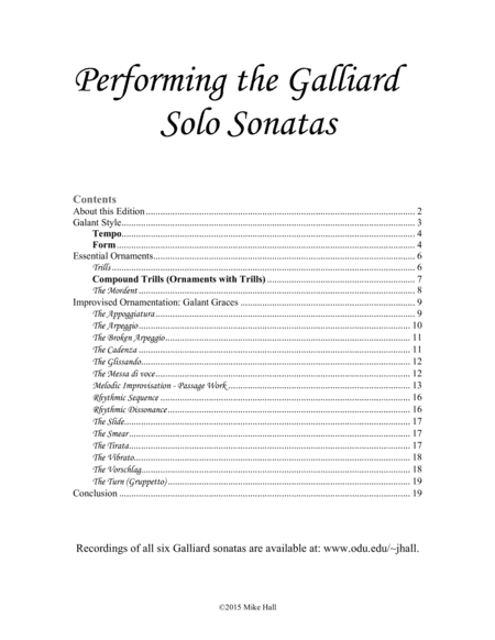 Six Sonatas for Trombone and Keyboard (arr. Hall, Mike)