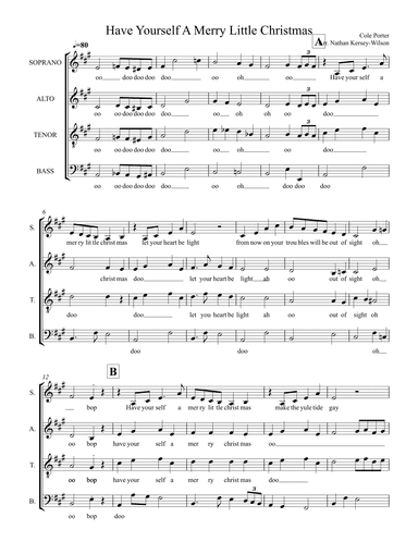 Have Yourself A Merry Little Christmas (arr. Nathan Kersey-Wilson)