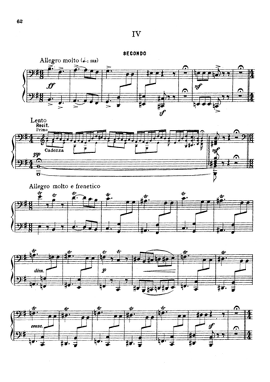 Rimsky-Korsakov      Sheherazade IV, for piano duet(1 piano, 4 hands), PR834 (arr. P. Gilson)