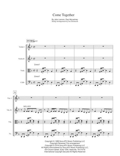 Come Together (arr. Joe Deninzon)