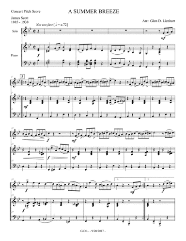 A Summer Breeze (arr. Glen D. Lienhart)