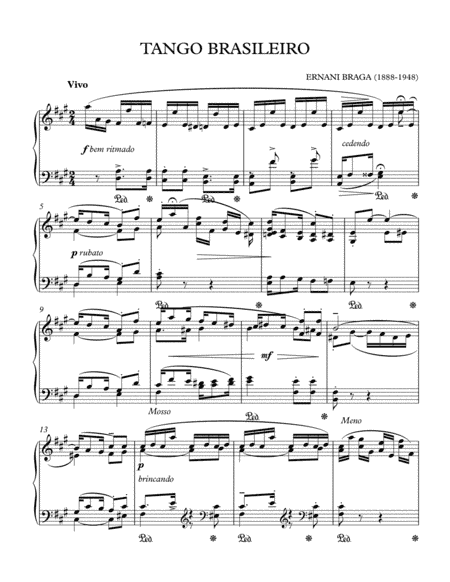TANGO BRASILEIRO (arr. Globrazil)