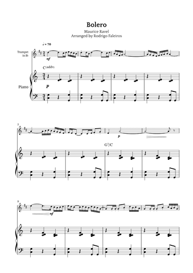 Bolero (arr. Rodrigo Faleiros)