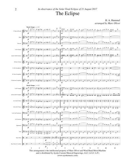 The Eclipse (arr. Marc Oliver)