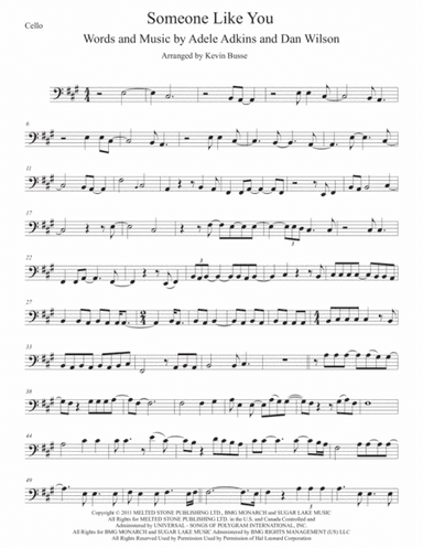 Someone Like You (arr. Kevin Busse)