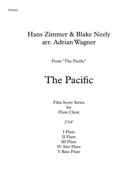 The Pacific (main Title) (arr. Adrian Wagner)