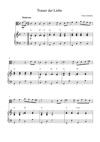 Trauer der Liebe (arr. Kaiserin Rebecca)